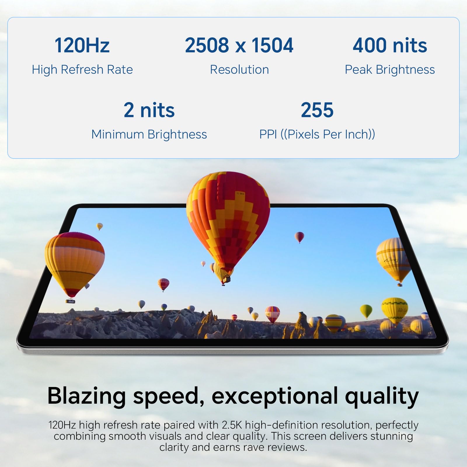 HONOR Pad X9a Tablet 11.5" 2.5K 120Hz 6+128GB Batteria 8300mAh Grigio
