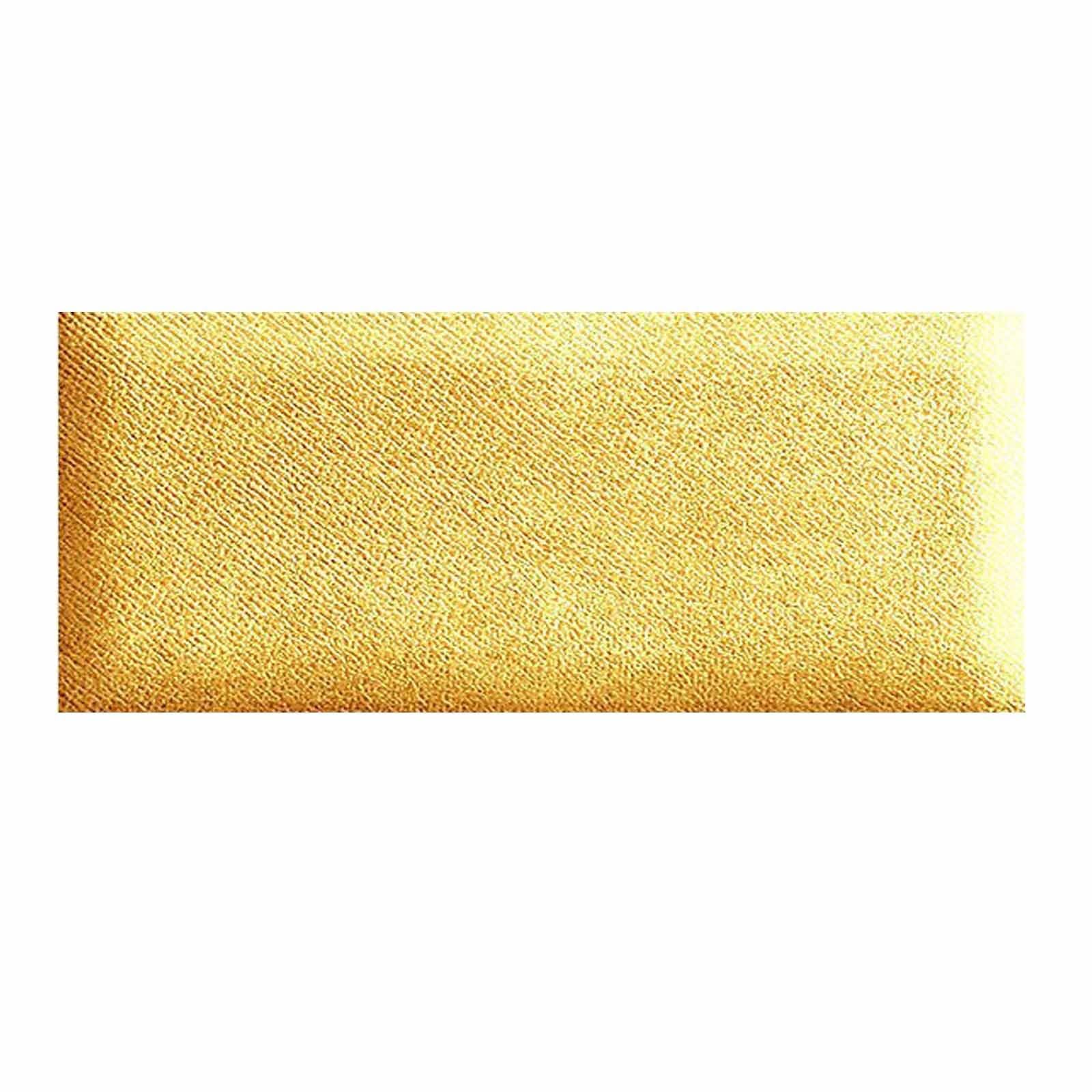 HLTQL Upholstered Soft Wall Padding for Bedroom - Padded Boards and Panels for Bed Headboard - Anti-Collision Wall Protection (#Yellow, 20x40cm)