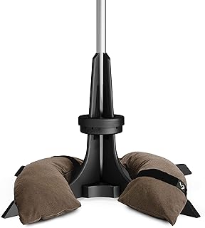 Baser Basi e Supporti per ombrelloni (30 kg, Marrone Scuro)