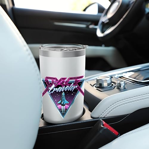 Miniatura 6 de NASA Iconic Space Traveler Retro 80's Vibes Big Chest Poster Stainless Steel Insulated Tumbler