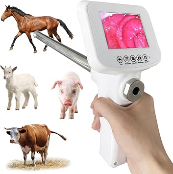 Artificial Insemination Gun Instrument Cow Visual Endoscope Sperm AI Gun Artificial Insemination Device Deferens Veterinary Breeding Kit,Cattle