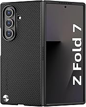 X-level Compatible Cover for Samsung Galaxy Z Fold 7, Scratch-Resistant PU Leather with Hard PC Case, Anti-Slip Ultra Thin Shockproof Protective Case for Samsung Z Fold 7 5G, Black