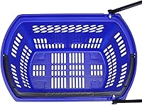 Vista 9 de Carrito de compras de 6 piezas, moderno carrito de compras de 35 l/9.2 galones con ruedas y asa, cesta de compras de PP independiente carrito