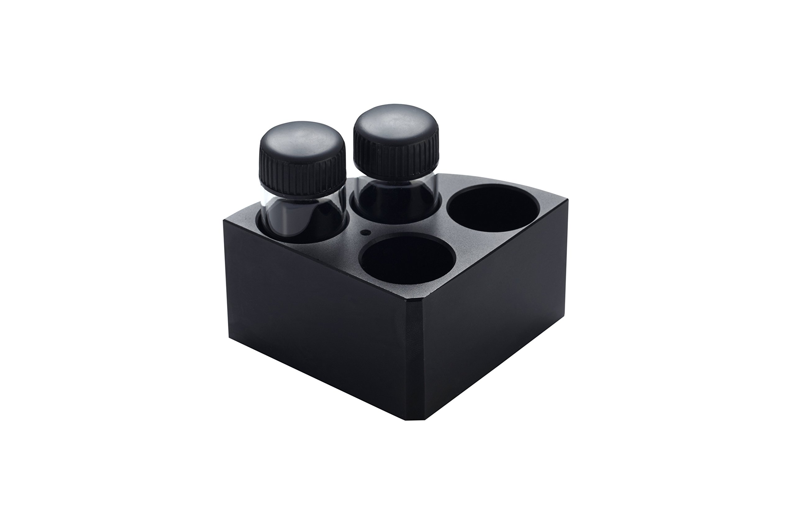 Neolab 8304 Sunlab réponse Block – 1/4 de cercle Segment, 4 trous, Noir