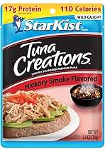 StarKist Tuna Creations Hickory Smoked, 2.6 oz Pouch (1 Pack) Ready to Eat Wild Caught Tuna, g Protein, Calories Per Serving, Gluten Free, Soy Free, Kosher, Perfect for Salads, Keto Meals and Snacks