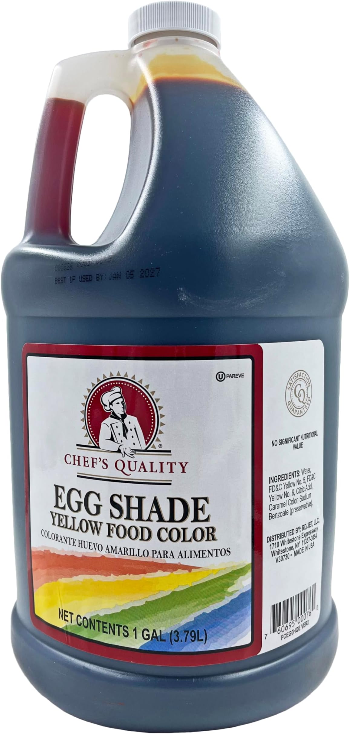 Bits N Things Chef's Quality Egg Shade Yellow Food Color - 1 Gallon