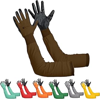 Gastody™ Long Gardening Gloves Women and Men XL - Long Sleeve Garden Gloves Multipurpose Heavy Duty Outdoor and Indoor - Long Cuff Garden Gloves - Thorn Resistant Protective Work Rose Pruning Gloves