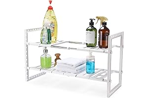 G-Rack Under Sliding Cabinet Basket Organizer Over the Sink