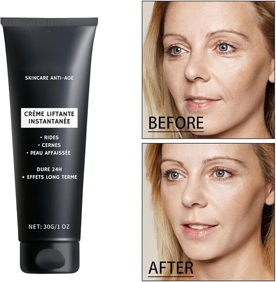Instant Anti-Wrinkle Lifting Cream, Instant Face Lift Cream, Anti-Ageing Face Cream, Instant Effect Against Wrinkles, Bags and Swelling (2 Pieces)