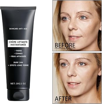 Instant Anti-Wrinkle Lifting Cream, Instant Face Lift Cream, Anti-Ageing Face Cream, Instant Effect Against Wrinkles, Bags and Swelling (2 Pieces)