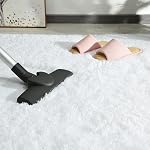 Andecor Roues de chambre moelleuses - 153 x 244 cm Intérieur Shaggy En peluche Zone Rug pour les garçons Filles Enfants Baby College Dorm Salon Maison Décor Sol Tapis, Blanc