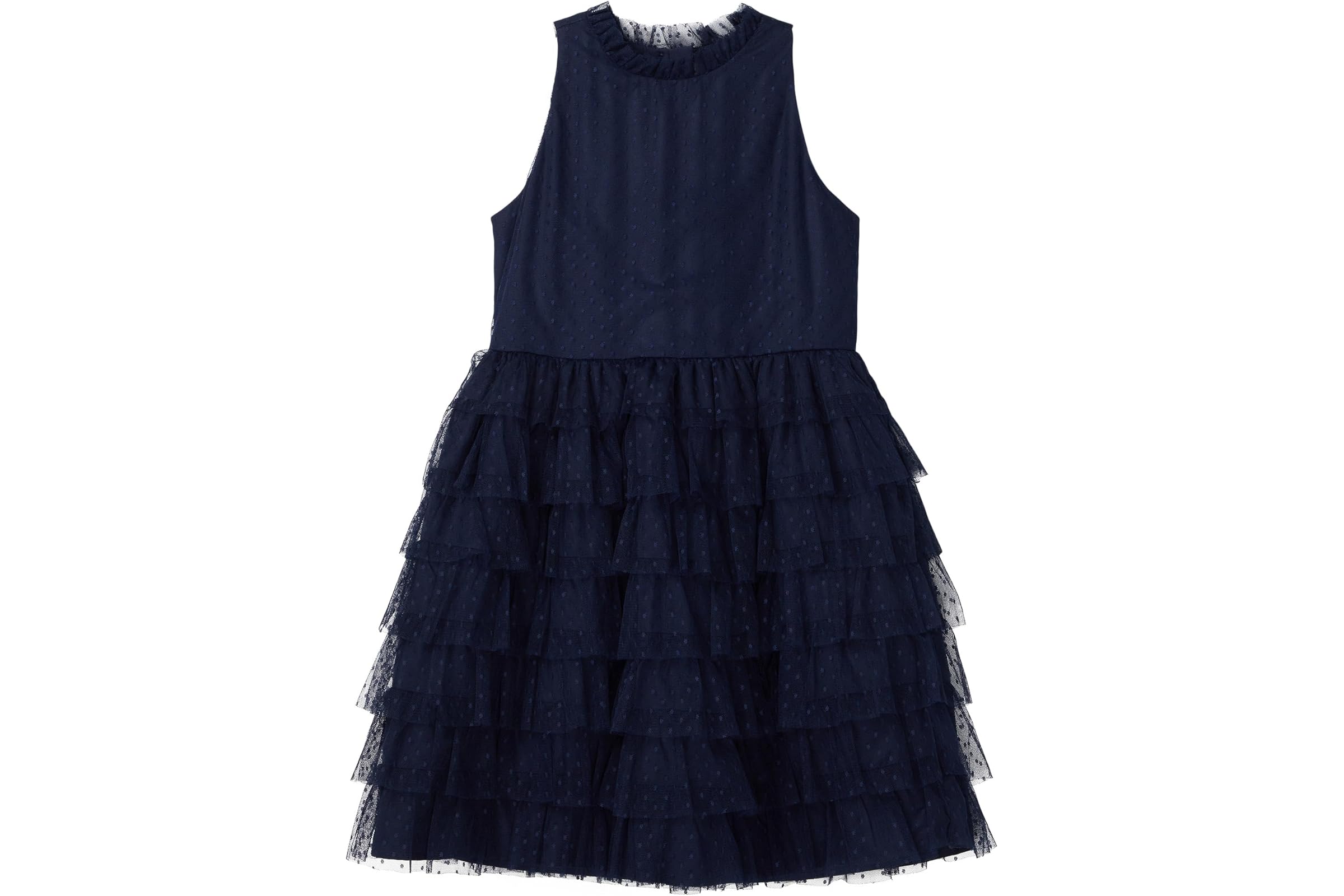 Платье Janie and Jack Tiered Mesh Dress (Toddler/Little Kid/Big Kid)