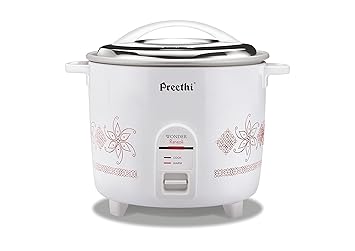 Preethi RC 321 1.80 Liters Rice Cooker, White