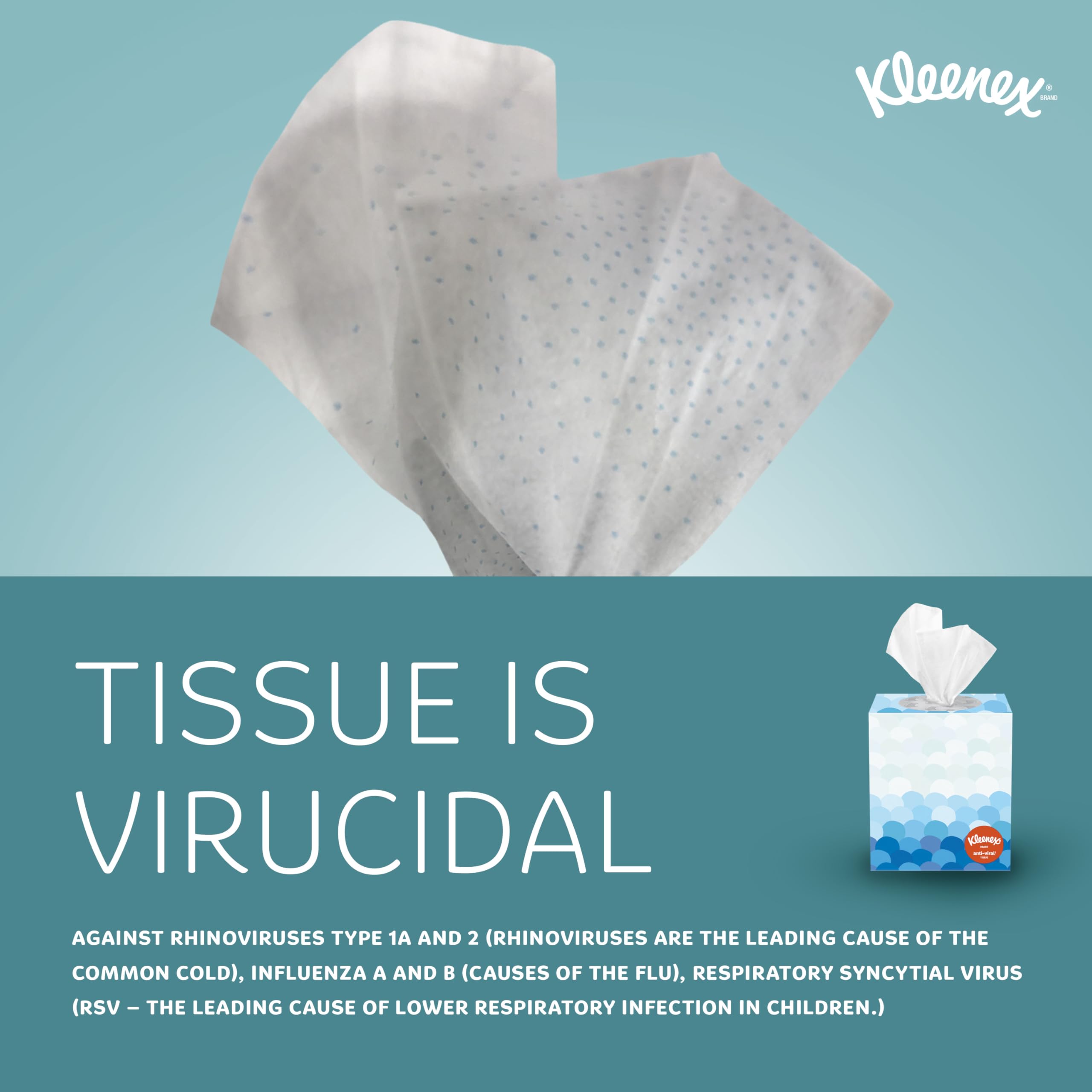 Kleenex Anti-Viral Facial Tissue