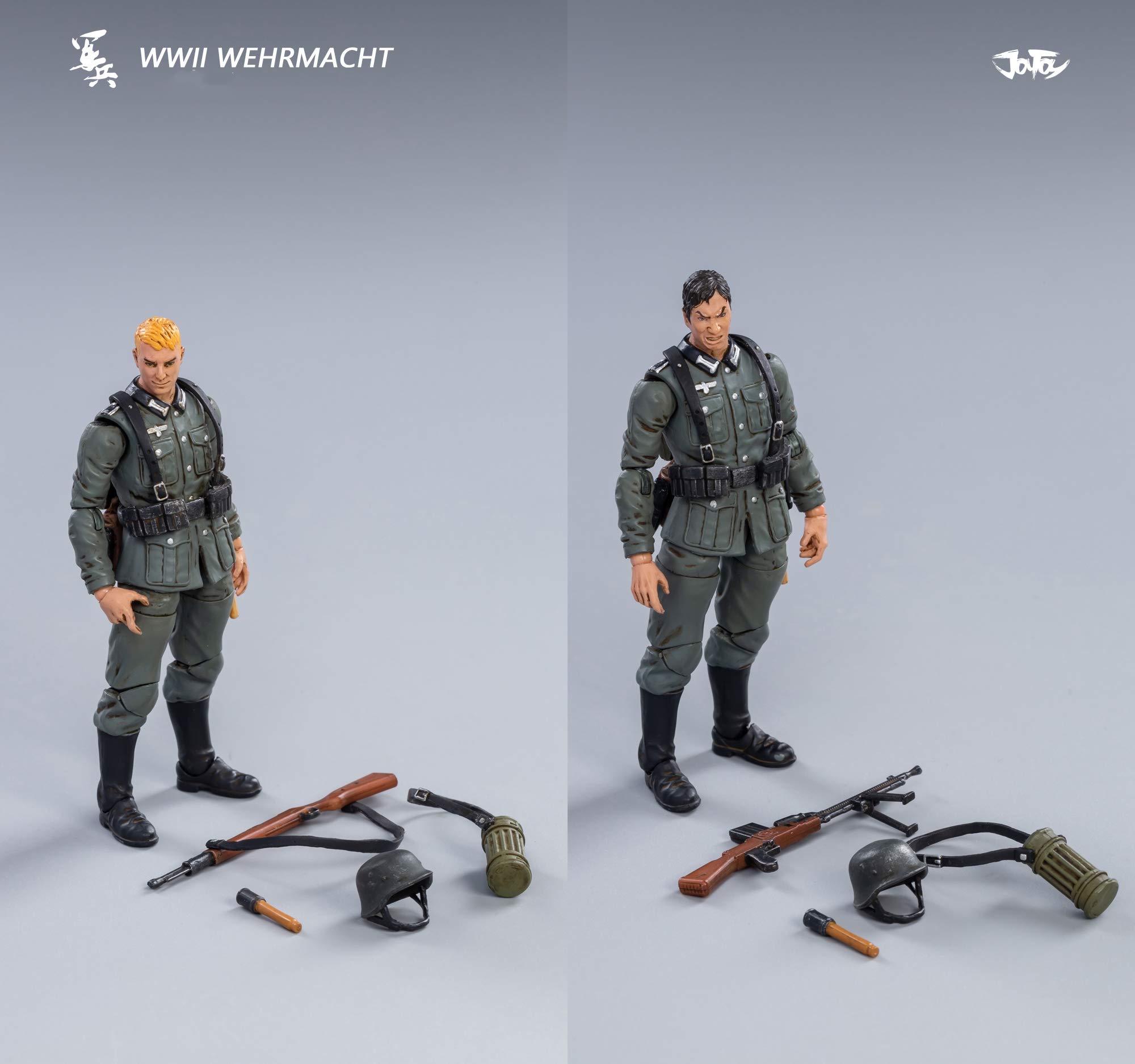 Amazon | JOYTOY 1/18 アクションフィギュア 4インチ 第二次世界大戦 
