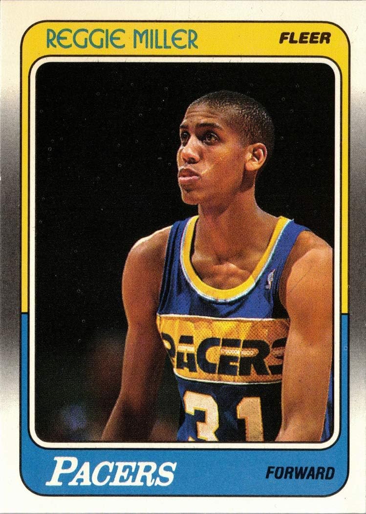 1988-89 Fleer Basketball #57 Reggie Miller Rookie Card