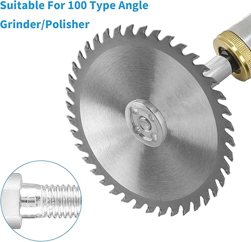 Miniatura 10 de Kyuionty Conjunto de eje de extensión de amoladora angular, varilla de conexión de extensión de amoladora angular de rosca M10, Palanca adaptador de