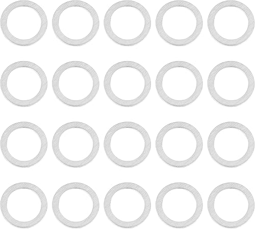 X AUTOHAUX 20pcs M14 Tono Plata Aceite Drenaje Juntas de Tapón de Reemplazo para Mazda 9956-41-400 disponible en Yaxa Peru