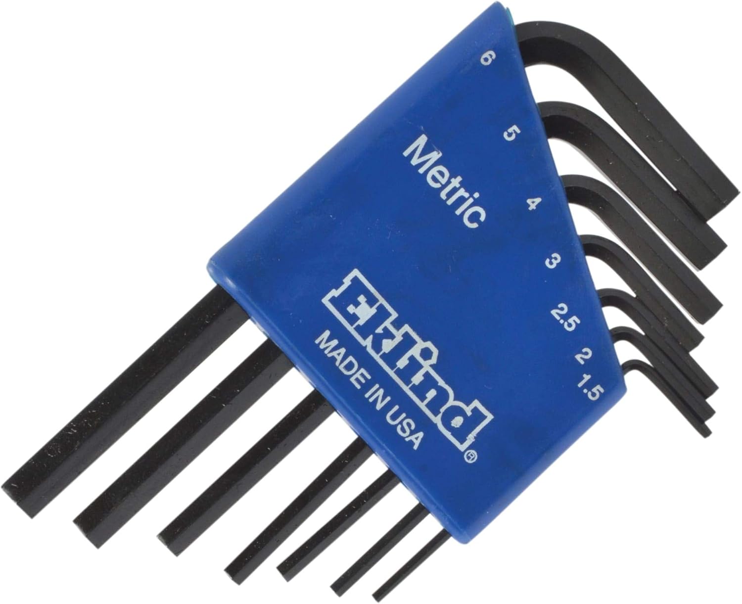 Eklind Assorted Metric Short Arm Hex L-Key Set 7 pc.