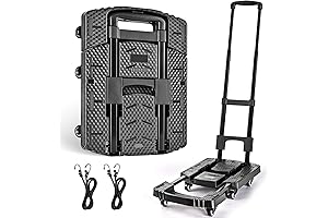 Premium Heavy Duty Folding Hand Truck with 600lbs Capacity