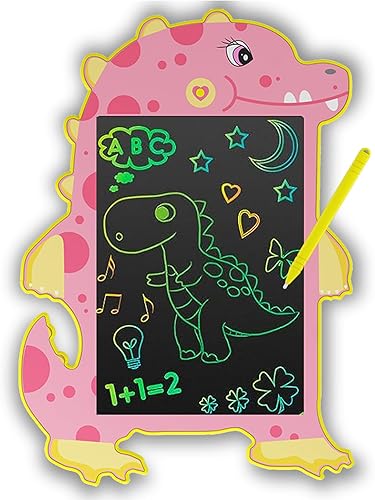 Tableta de escritura LCD, juguetes para niños pequeños, tablero de dibujo para niños, tableta de dibujo de dinosaurio de 8.5 pulgadas, regalo de