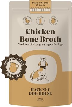 Chicken Bone Broth for Dogs & Cats | Makes 9 Pints | Hackney Dog House