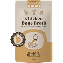 Chicken Bone Broth for Dogs & Cats | Makes 9 Pints | Hackney Dog House