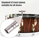 Mini Drumsticks Keychain, Wooden Drum Sticks Key Chain with Drum Tuning Key Set Percussion Tuner Tools Kit Accessories for Women Men Musicians Music Lover Musical Instruments Drummer Gift