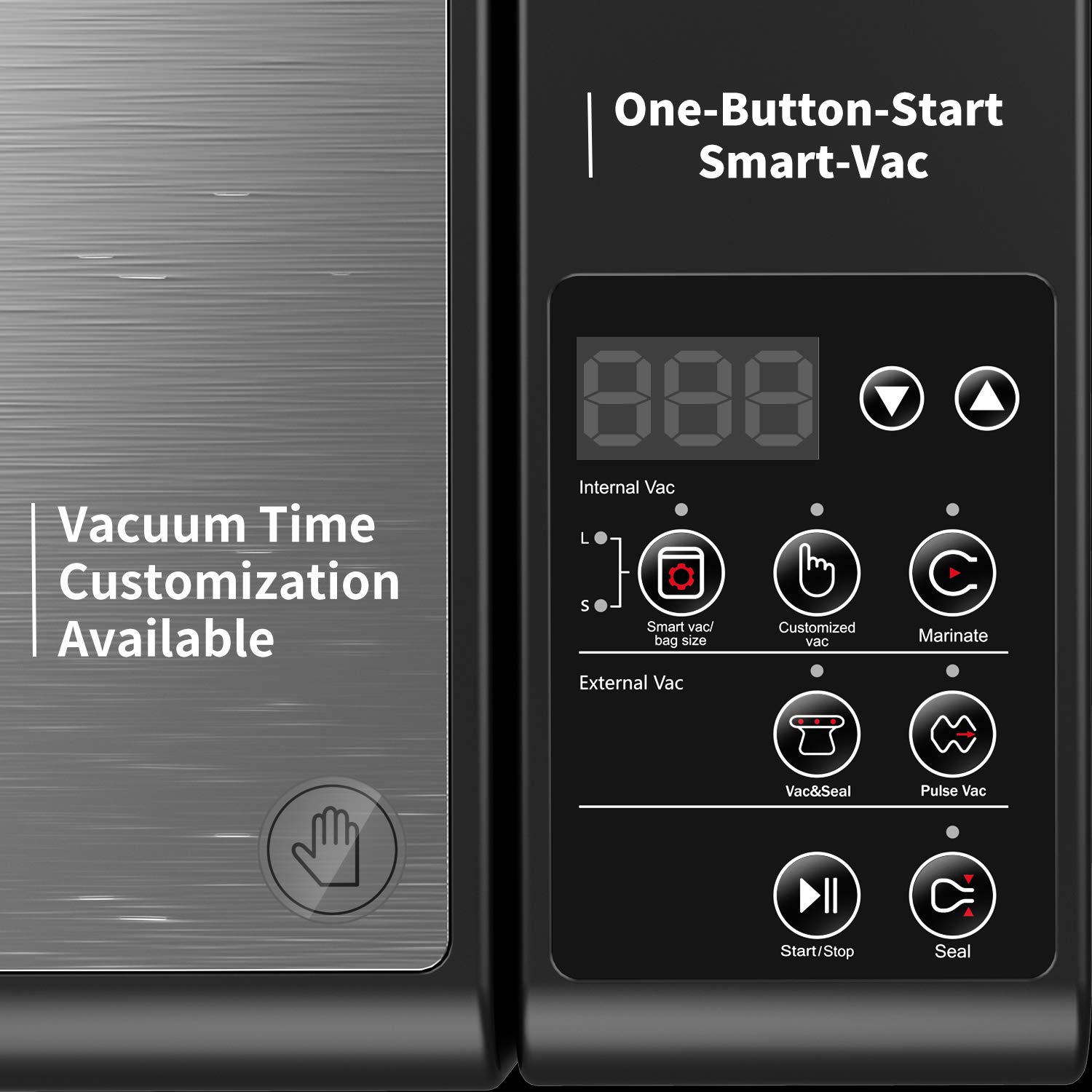 2in1 Vacuum Sealer by Vesta Precision Chamber Vac Elite Chamber