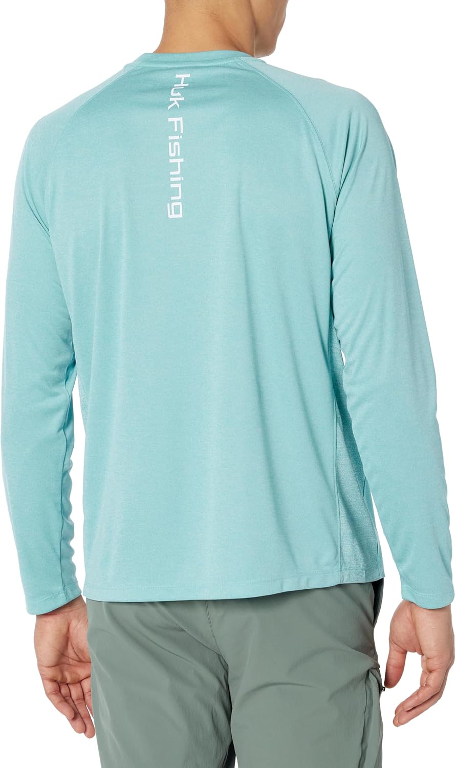 HUK Mens Pursuit Heather Long Sleeve Shirt, Fishing Shirt for Men - Image 2