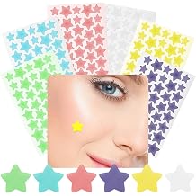 Acne Pimple Patch, 6 Colors 240 Pieces Star Pimple Patches with Tea Tree Oil & Centella Oil, Hydrocolloid Acne Patches Spot Treatment, Cute Star Acne Patches, Vegan & Cruelty-Free