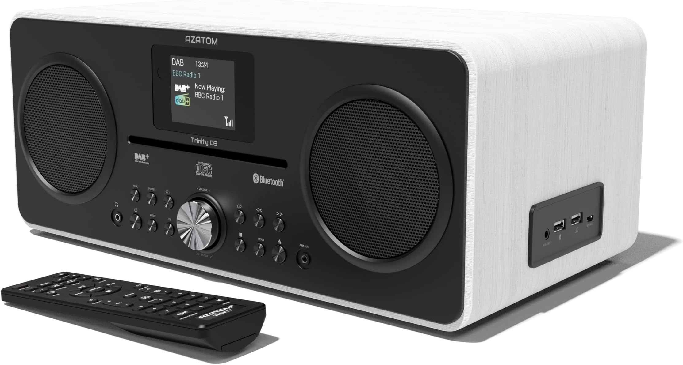 DAB DAB+ Digital FM Radio, CD player, Bluetooth Stereo Speaker System