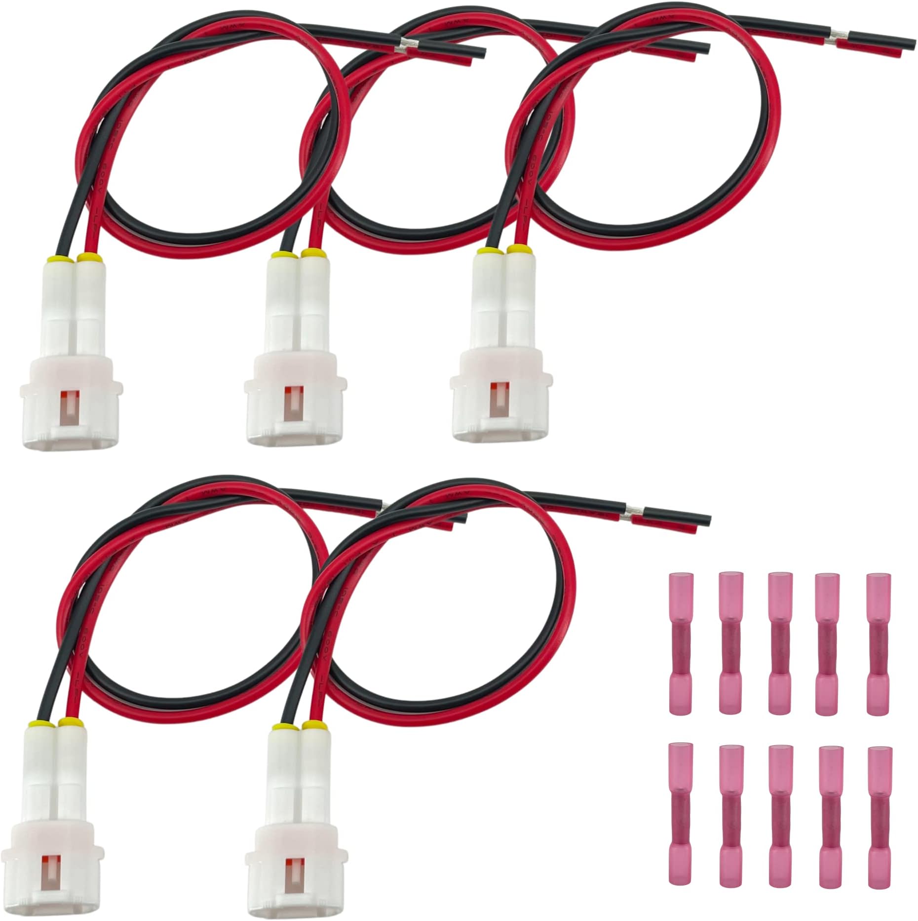 5pcs Accessory Power Lead Kit Compatible with Yamaha Wolverine X2 850 X4 RMAX2 RMAX4 1000 Replace B4J-H25B0-V0-00