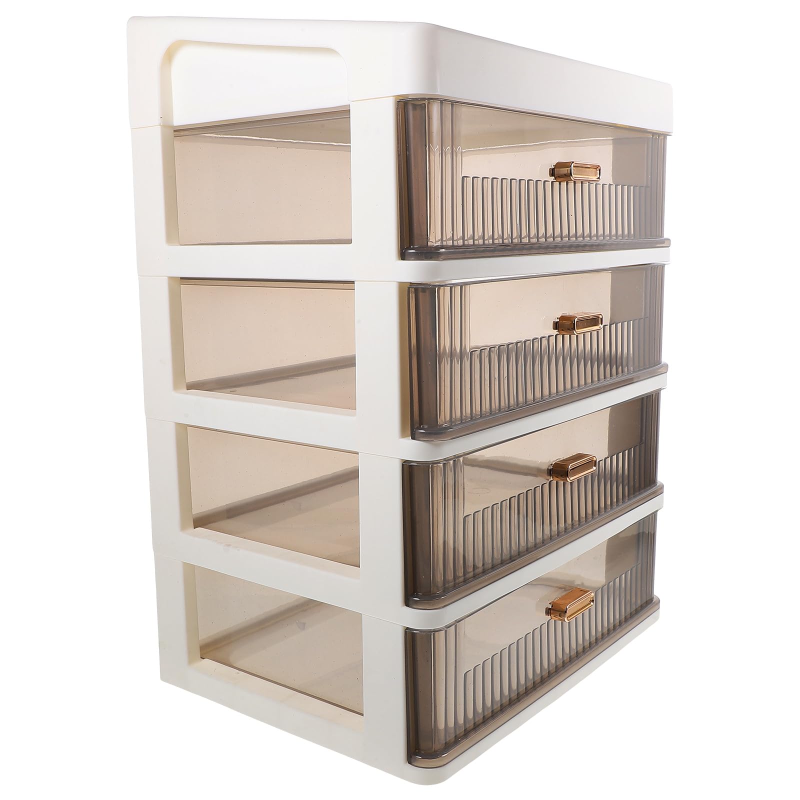 Organizzatore da Scrivania per Classificare e Cancelleria con Multipli in Pp Bianco, Struttura a per Desktop e Casa