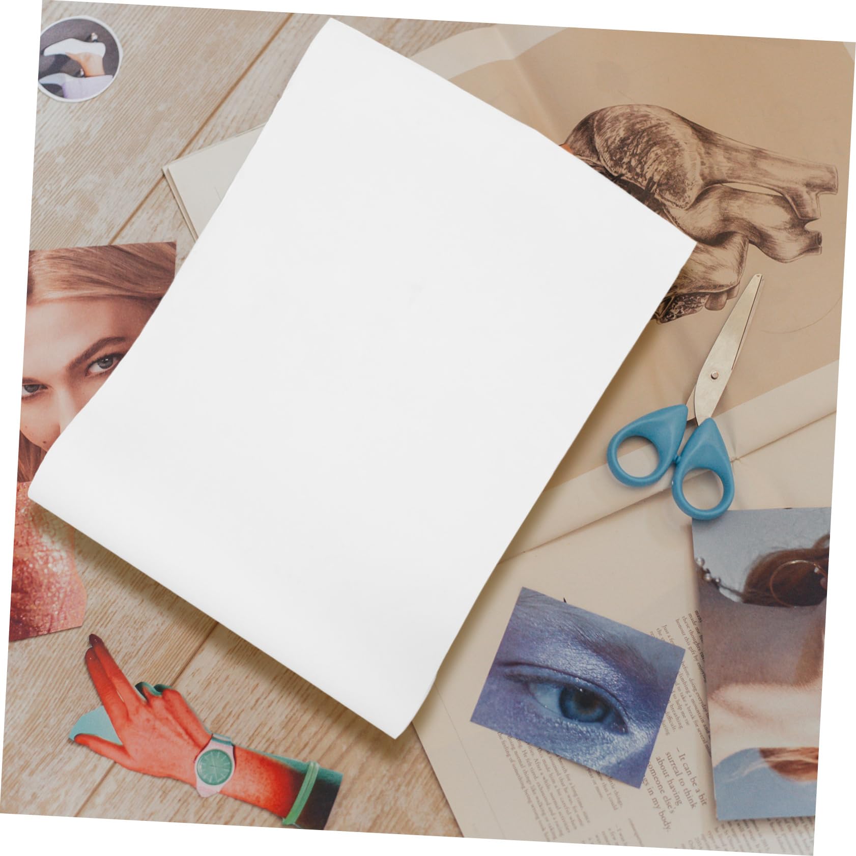 Rollo de Papel Kraft Blanco para Embalaje y Dibujo Infantil