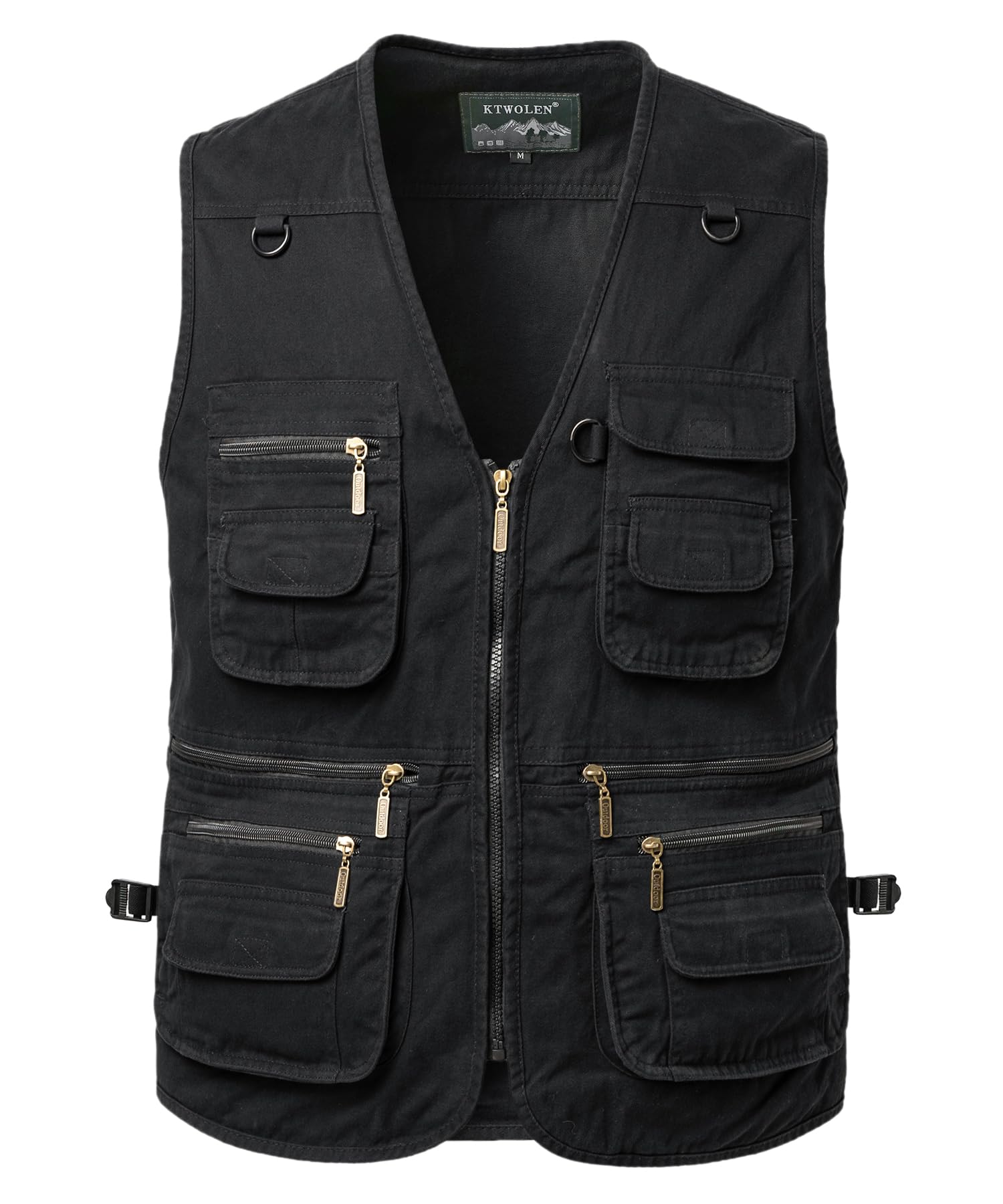 Gilet da Pesca da Uomo Giacca Senza Maniche da Fotografia Caccia Gilet da Lavoro Giubbotti Safari con Multi-Tasche