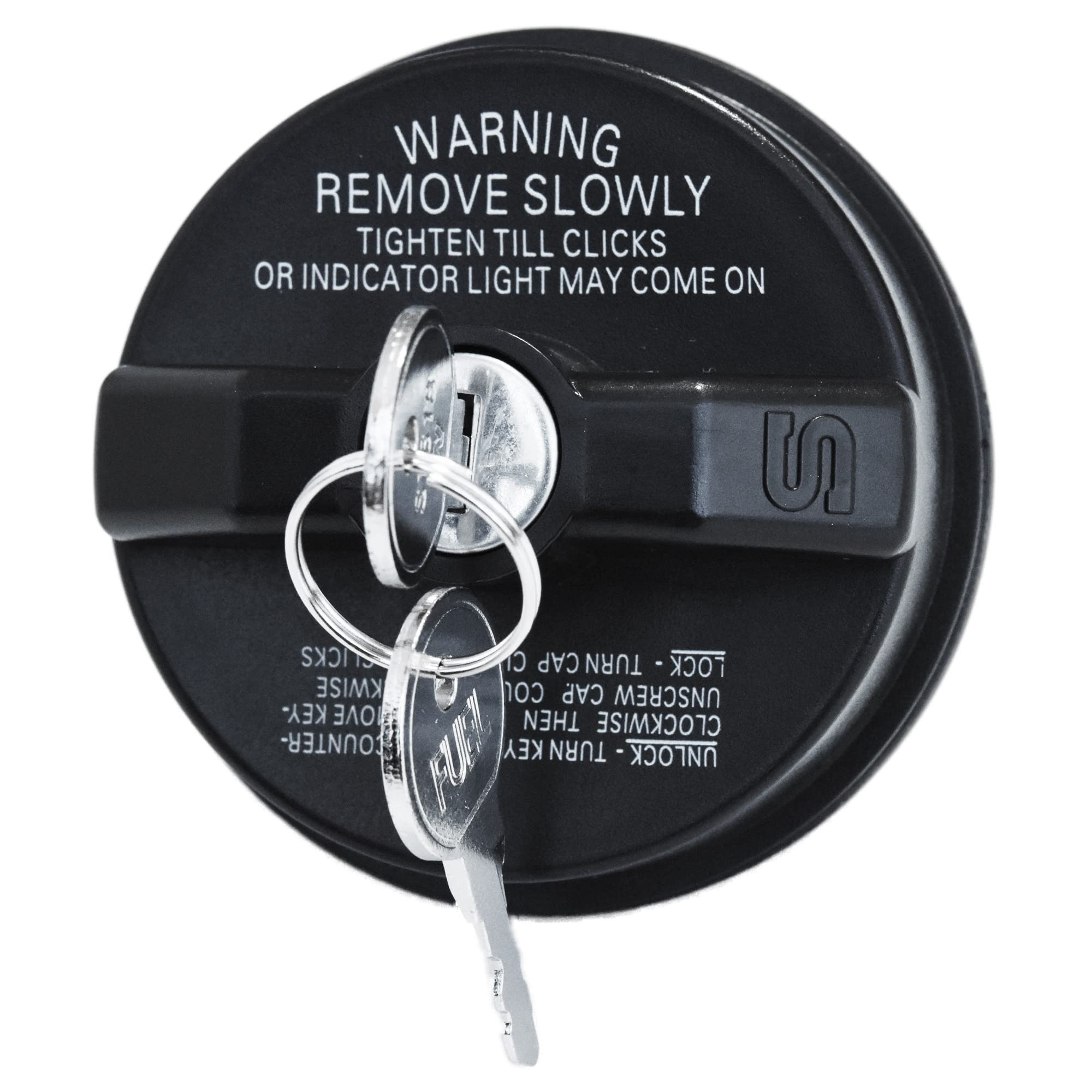 Tapa de combustible con cerradura para Toyota, Chevy Silverado 1500, 2500, 3500, GMC, Subaru, Honda, Nissan, Acura, Buick, Cadillac, Infiniti, Isuzu, Mazda, Mitsubishi, Scion, Suzuki, Pontiac, Saab, Saturn, Audi y Volvo.