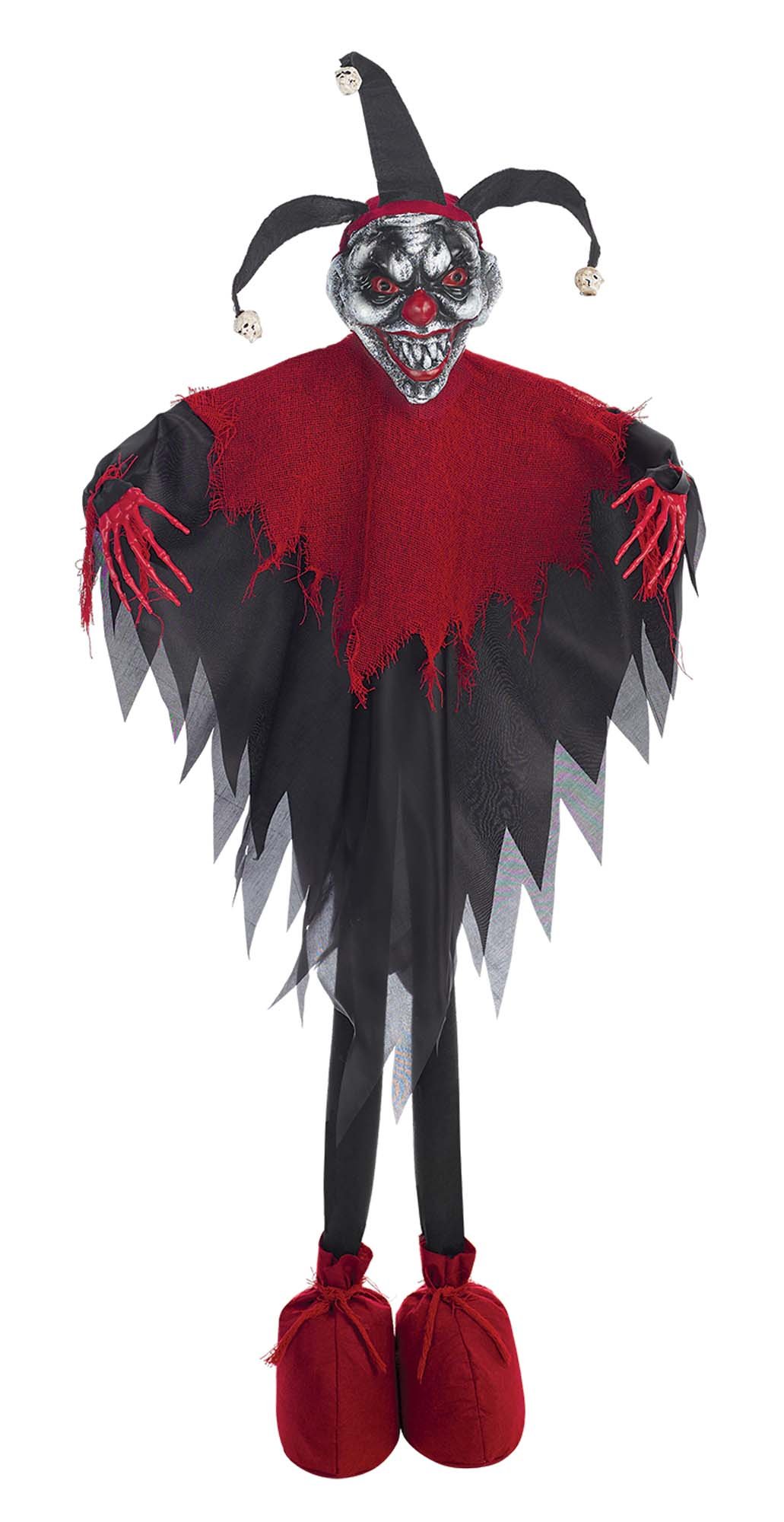 amscan Scary Jester Standing Prop 36in