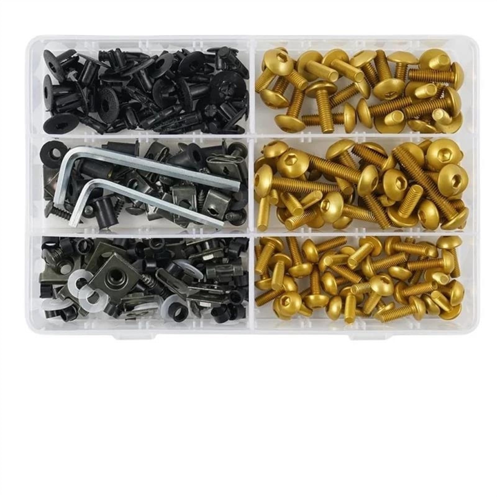 Motorcycle Modification Screw Nut Set For CBR600RR CBR1000RR CBR 600 F2 F3 F4 RR 1000 900 929RR 650R CNC Alloy(Gold)