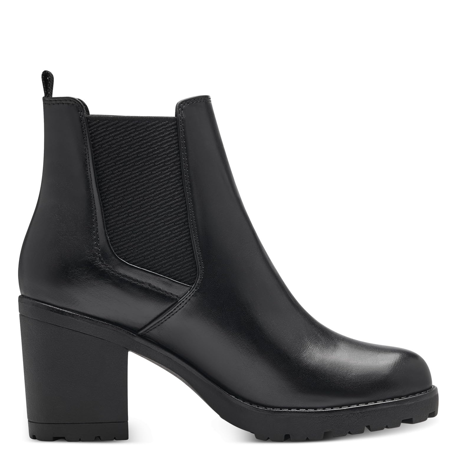 MARCO TOZZI Chelsea Boots da Donna con Tacco Largo Vegani