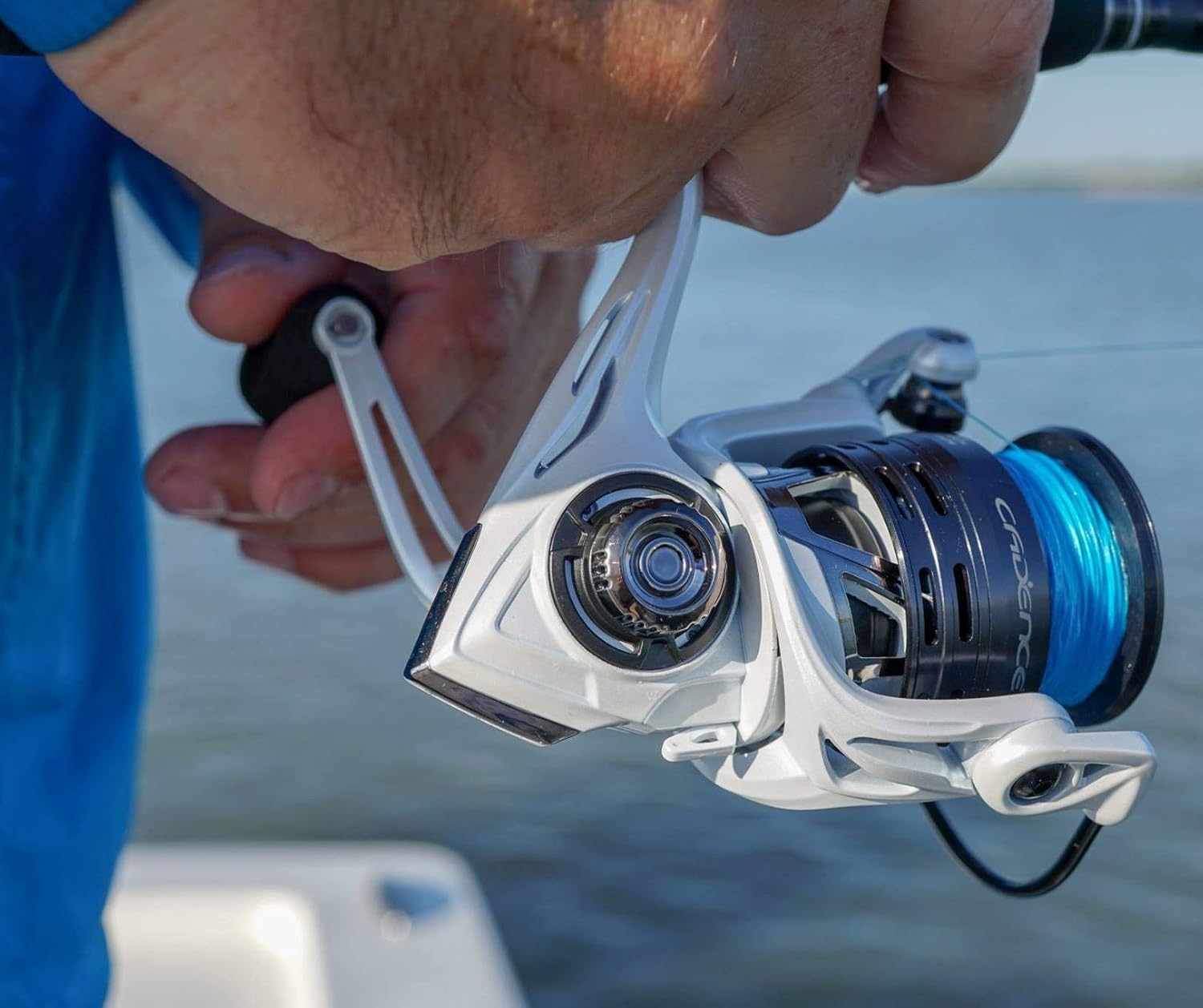 Cadence CC4 Spinning Combo Lightweight with 24-Ton 2-Piece Graphite Rod Strong Carbon Composite Frame & Side Plates Ergonomic EVA Handle Knob Reel & Rod Combo(CC4-1000-56UL) : Sports & Outdoors