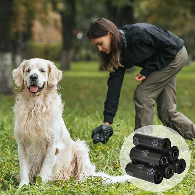 Foto 5 de 7 de Zephyra Bolsas para excrementos de perro 300 unidades, biodegradables y a prueba de fugas