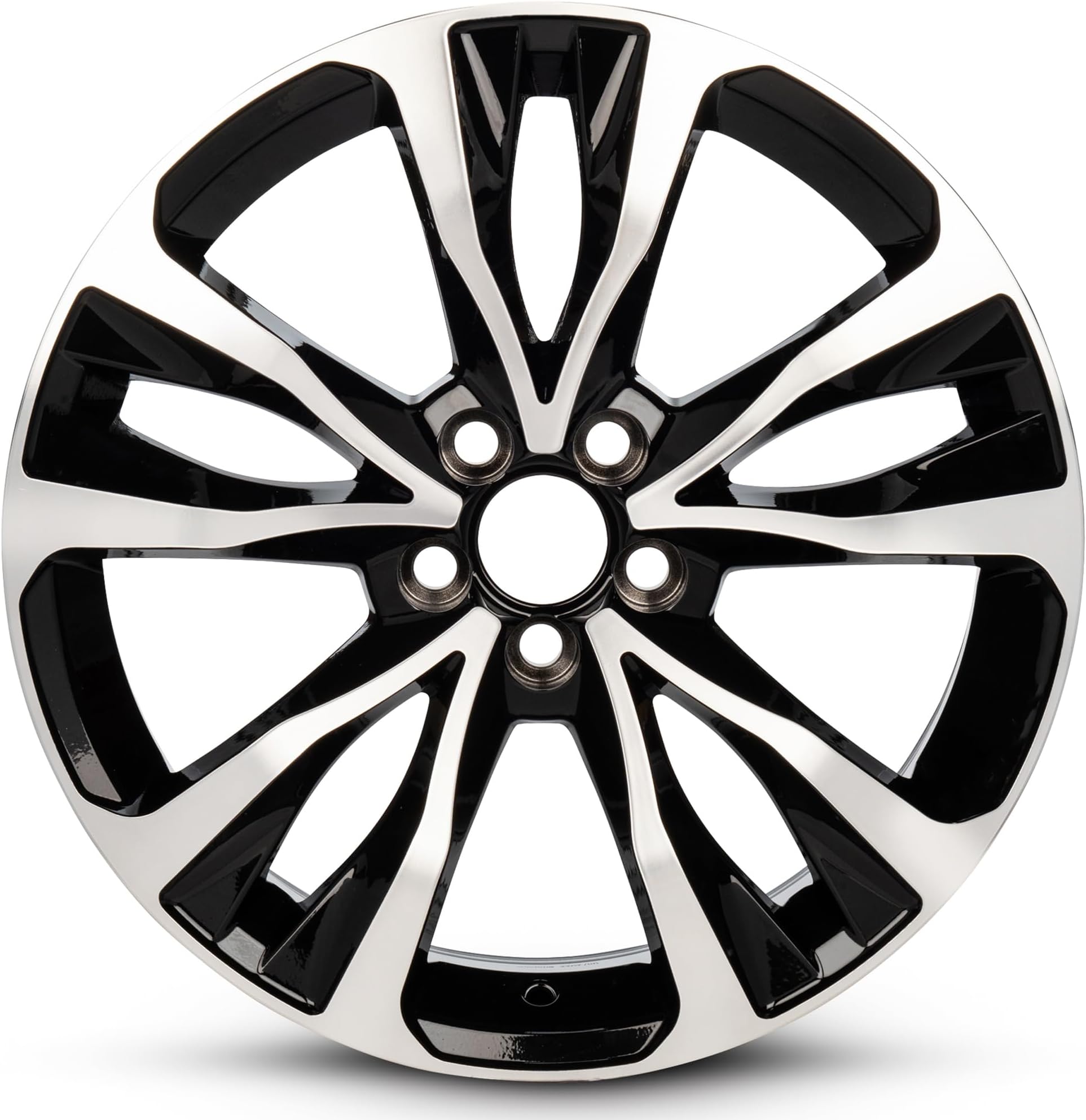 For 2017-2019 Toyota Corolla 17 Inch Black Machine Face Aluminum Rim - OE Direct Replacement - Road Ready Car Wheel