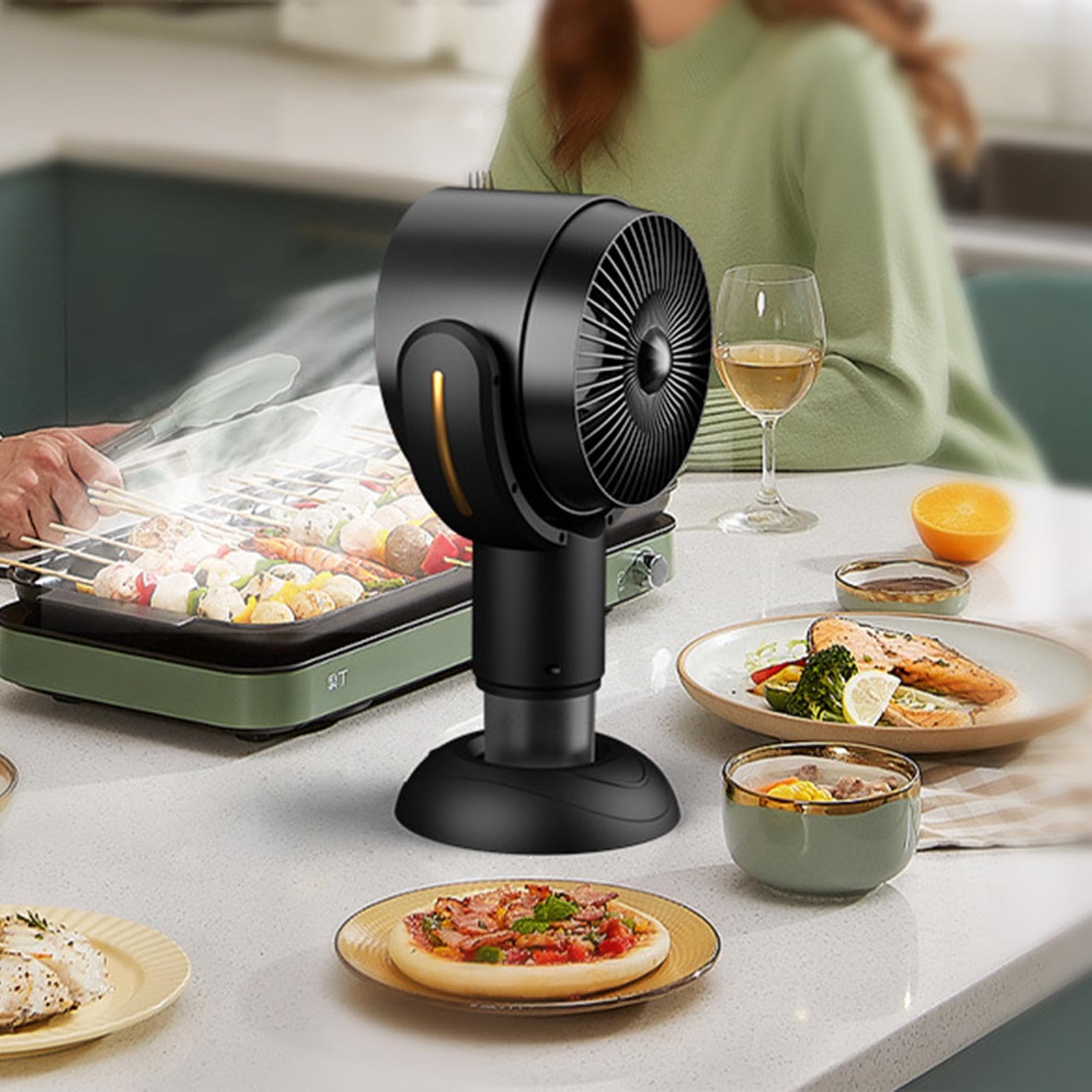 Campana extractora de ventilación de mesa, campana extractora portátil para cocinar, campana de filtro de aire, ventilación de campana de cocina portátil, campana extractora para estudio, 2