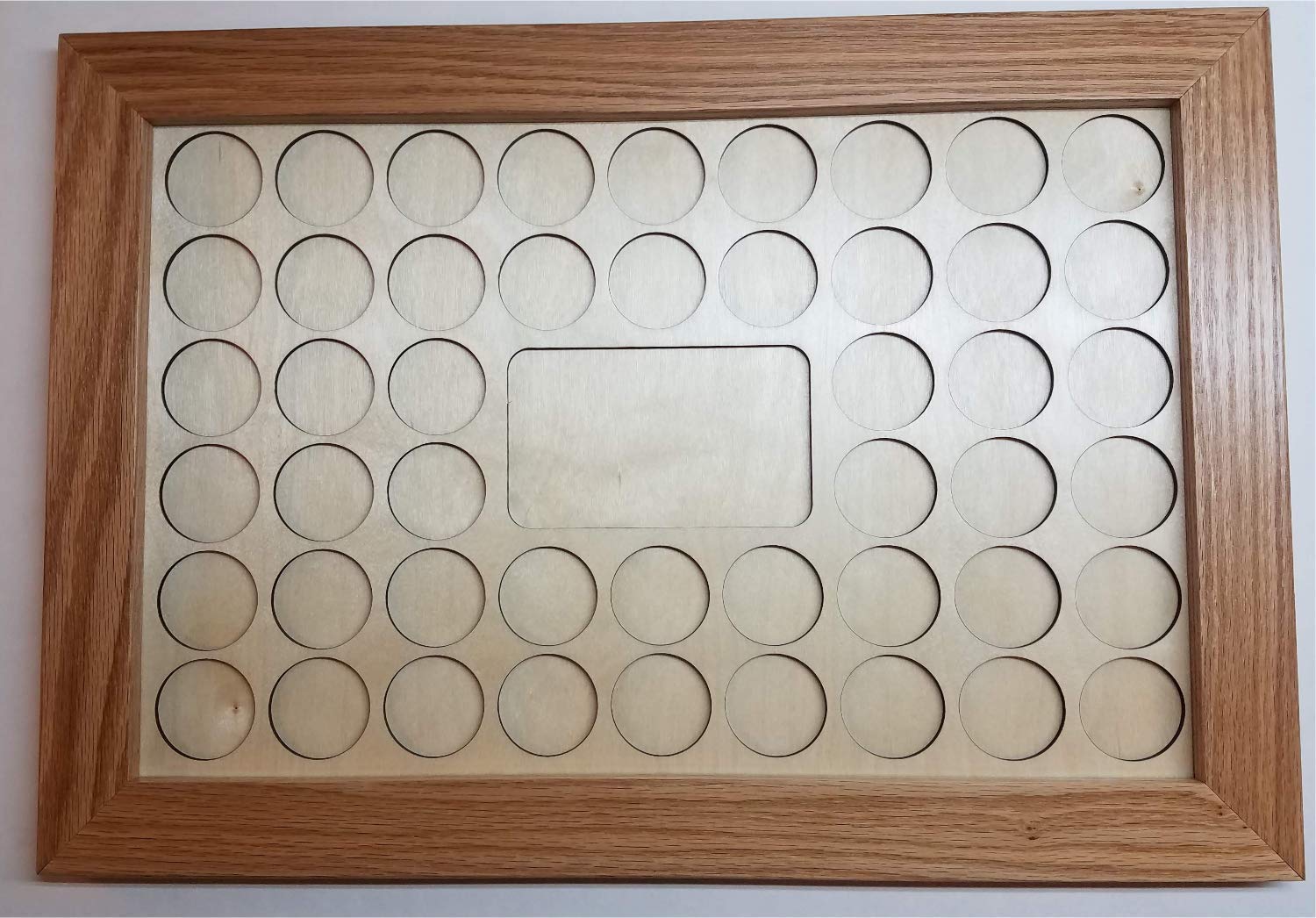 Buy Natural Wood 11x17 with 3x5 cut out for photo Motorcycle Poker Chip