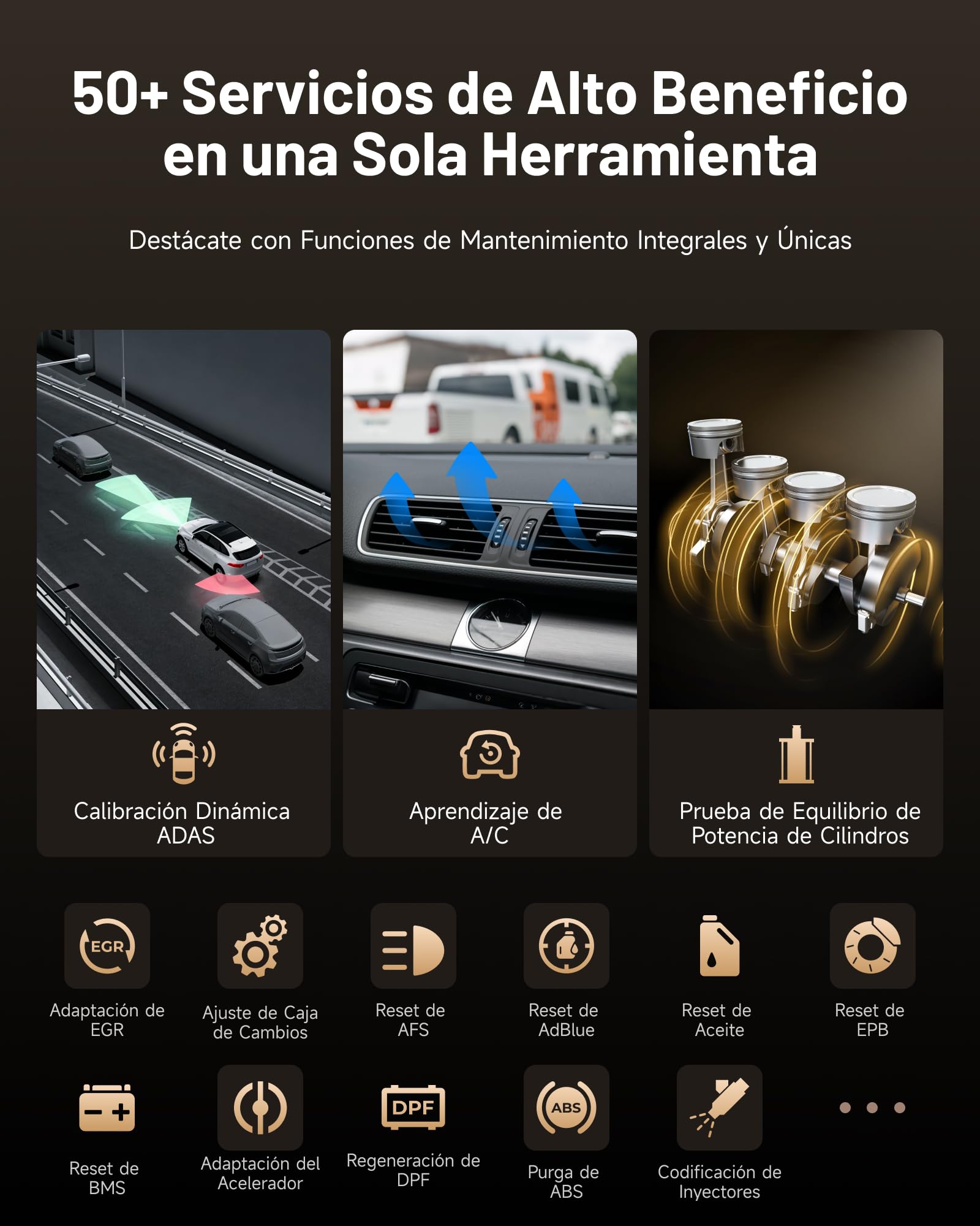 TOPDON ONE 10.1" Bidireccional OBD2 Diagnosis, Passthru J2534, Codificación ECU y Más de 50 Servicios, Diagnosis Coche multimarca de Sistema Completo con TopFix AI, Topología OE, Acceso FCA/Renault/VA