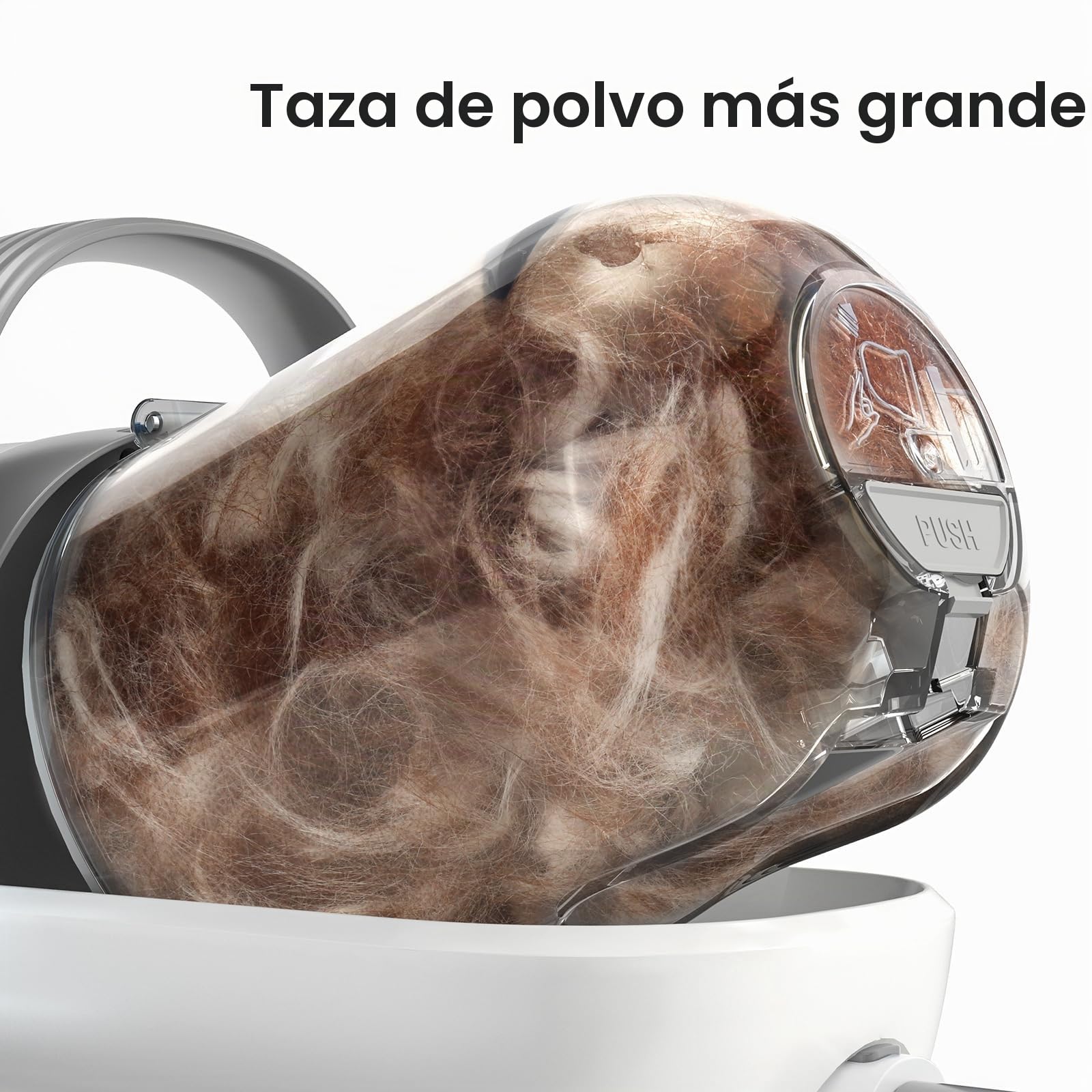 oneisall Aspiradora de pelo para perros y kit de aseo para perros (Gris)