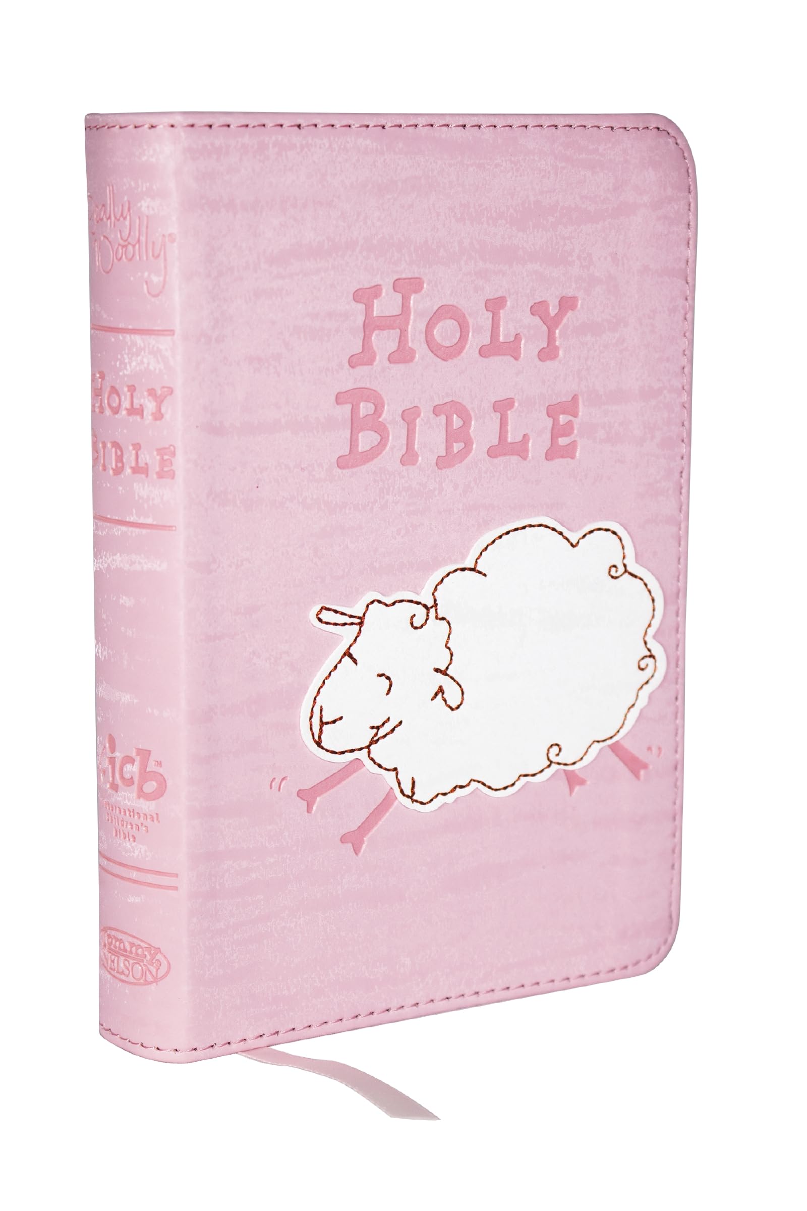 ICB, Really Woolly Holy Bible, Leathersoft, Pink by Thomas Nelson