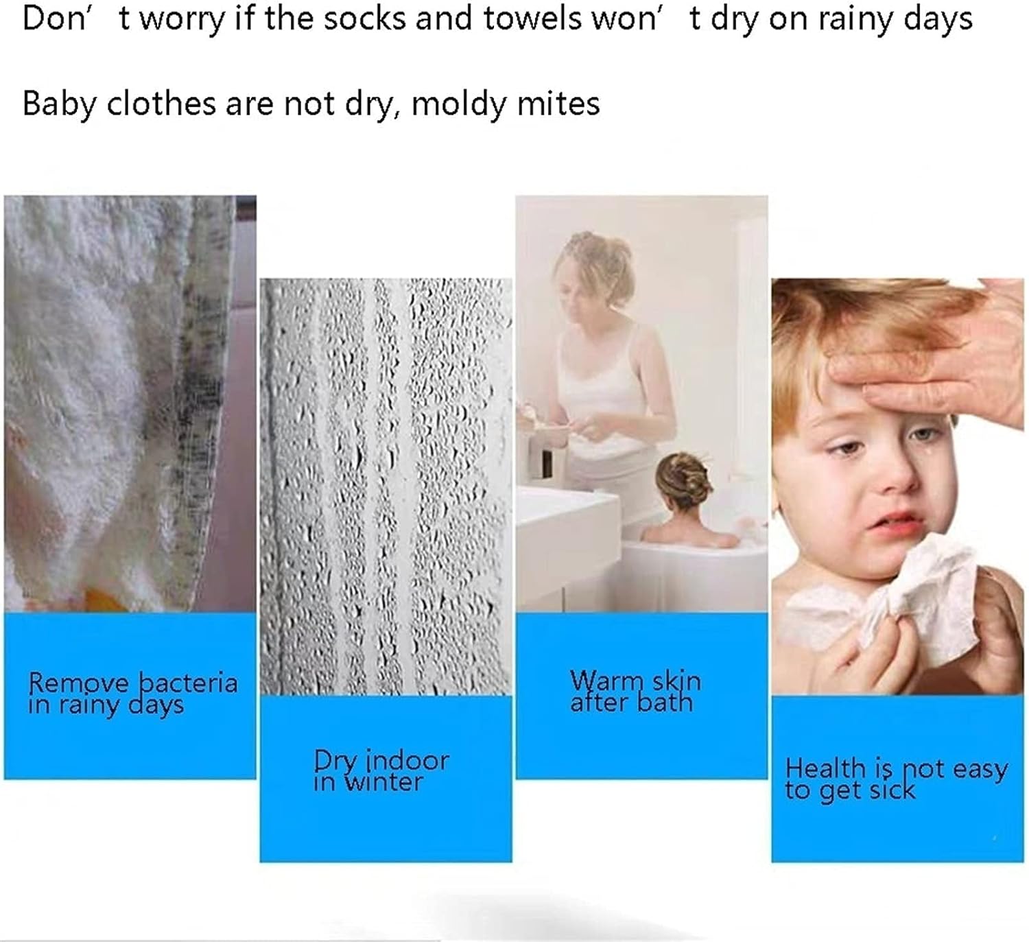 Towel Rack Bathroom Towel Drying Rack Hardwired Heated Towel Rack Tube Bars Wall-Mounted Hardwired Plug-in Towel Warmers for Bathroom Easy to Install (Color : Gray, 35X55CM)