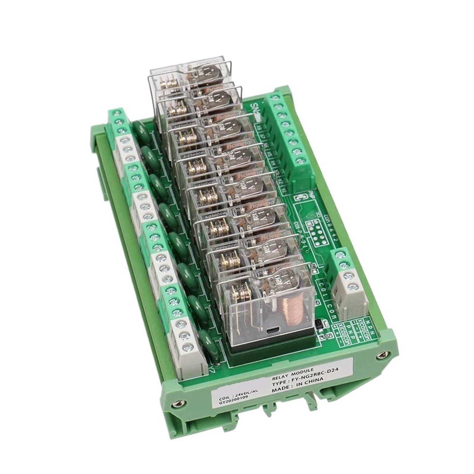 OSHZIKJII Relay 12V 24V AC DC 1NO1NC(FY-NG2R-8C-24VACDC)